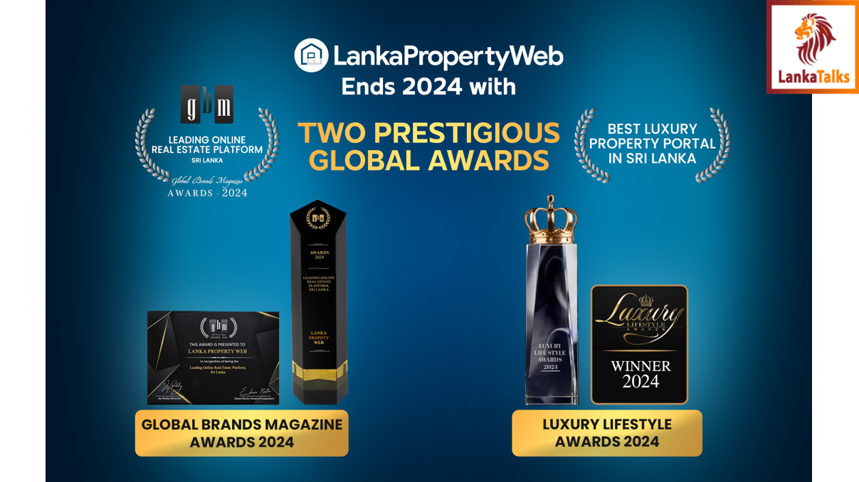 LankaPropertyWeb Ends 2024 with Two Prestigious Global Awards