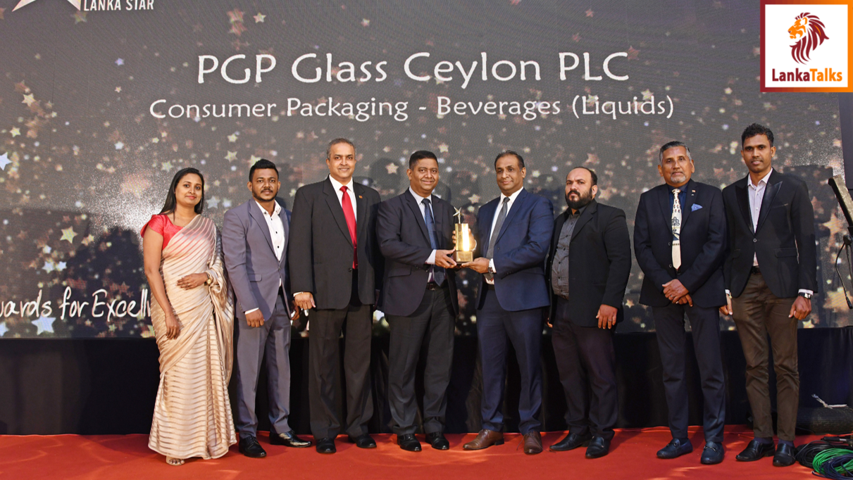 PGP Glass Ceylon Shines with Dual Gold Wins in Packaging and Export Excellence