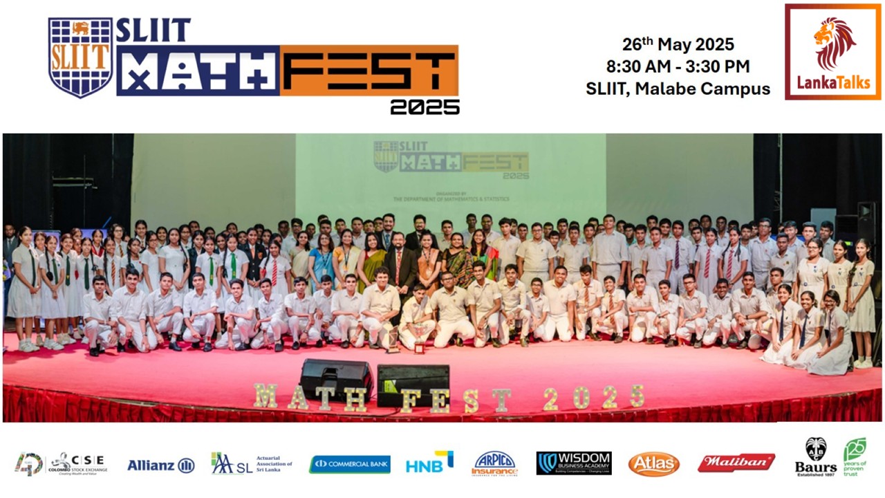 SLIIT MATHFEST 2025 showcased analytical thinking through collaborative problem solving
