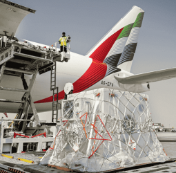 To infinity and beyond via Dubai: Emirates SkyCargo transports Arab Satellite 813