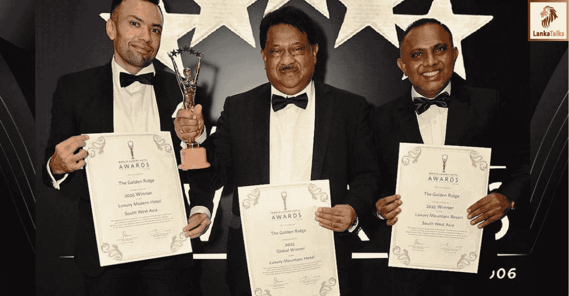 The Golden Ridge, Nuwara Eliya, crowned Global Winner at World Luxury Awards 2025