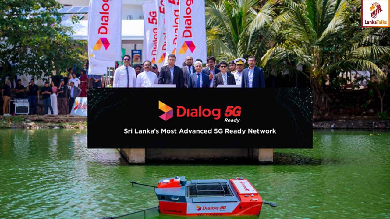 Dialog and MEPA Unveil Sri Lanka’s First 5G-Enabled Autonomous Water-Surface Cleaning Robot