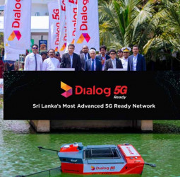 Dialog and MEPA Unveil Sri Lanka’s First 5G-Enabled Autonomous Water-Surface Cleaning Robot