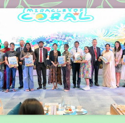 NEW CORAL HABITATS EMERGE OFF PORT CITY COLOMBO: ‘MIRACLE OF CORAL’ PICTURE BOOK LAUNCHED TO SUPPORT ENVIRONMENTAL EDUCATION IN SRI LANKA