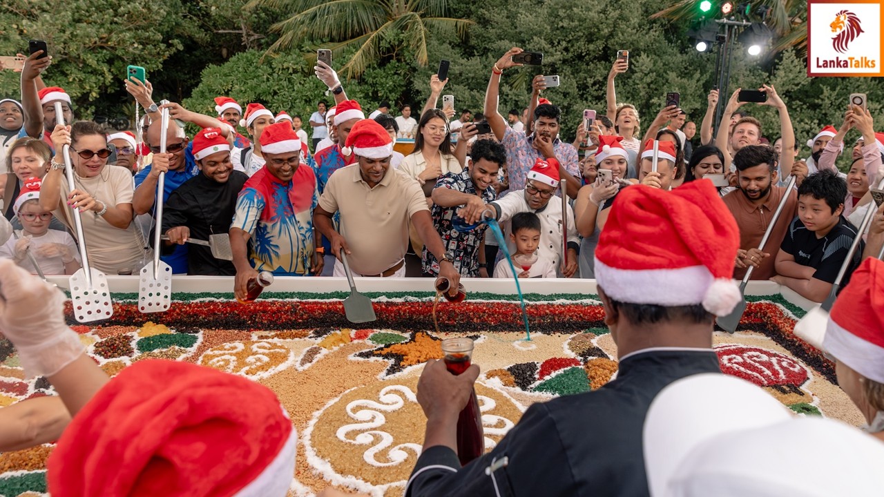 Sun Siyam Olhuveli Kicked Off the Festive Season with Sri Lankan Chef and YouTuber Charith N. Silva Leading Its Annual Cake-Mixing Celebration
