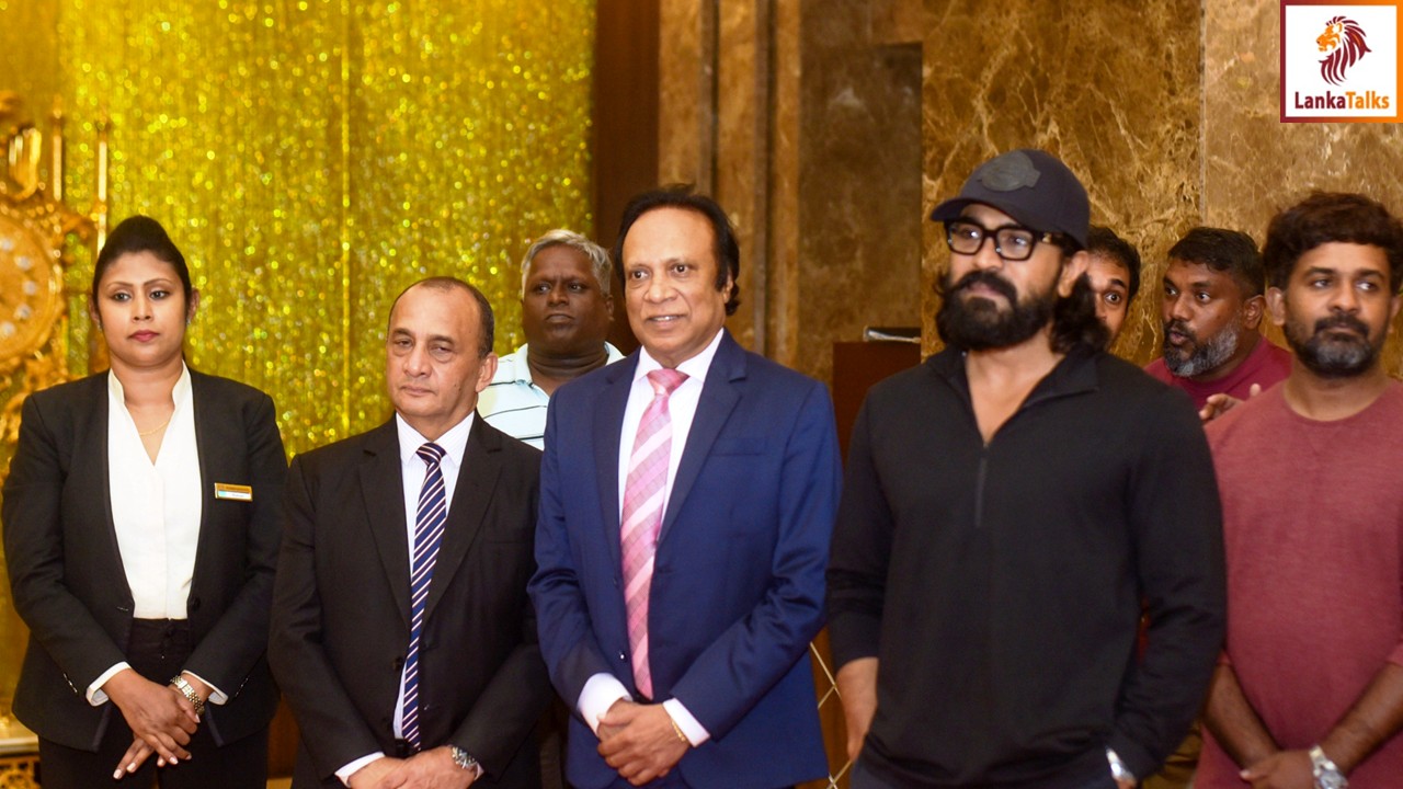 Movie star Ram Charan receives Royal Welcome by The Grand Kandyan