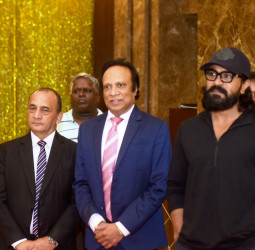 Movie star Ram Charan receives Royal Welcome by The Grand Kandyan