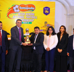 CBL Samaposha continues empowering U14 Inter School National Football Championship  for 14 consecutive years
