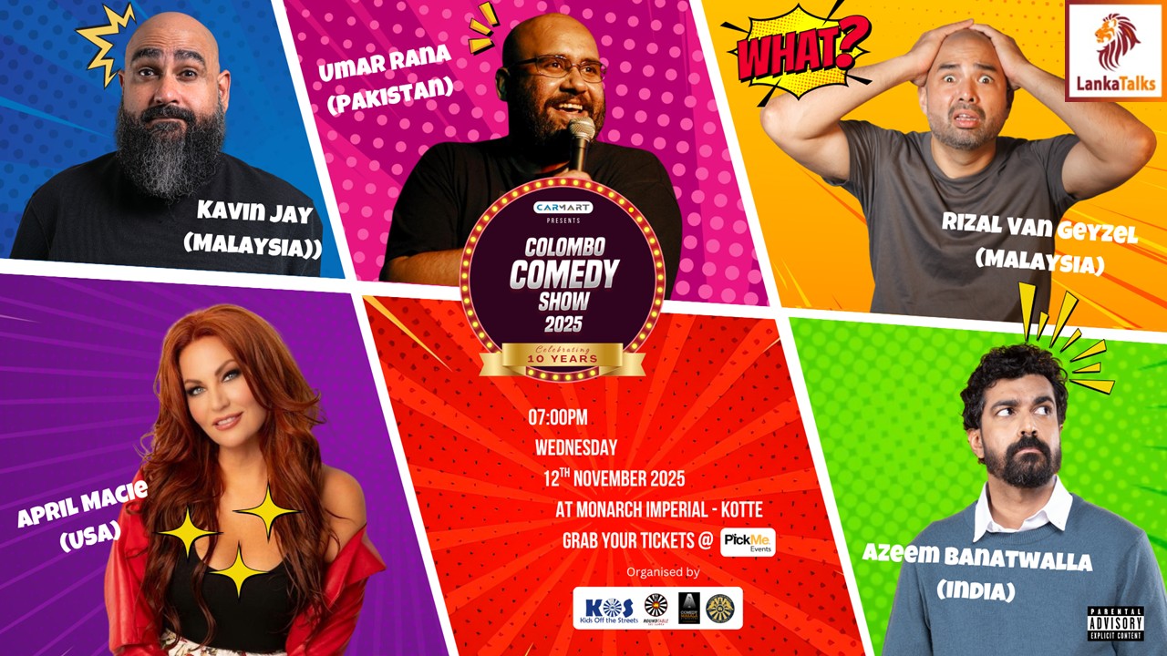 Colombo Comedy Show 2025 to celebrate 10 years of laughter