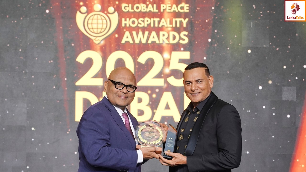 Sun Siyam Pasikudah and its group properties alongside Chairman recognized at Global Peace Hospitality Awards 2025