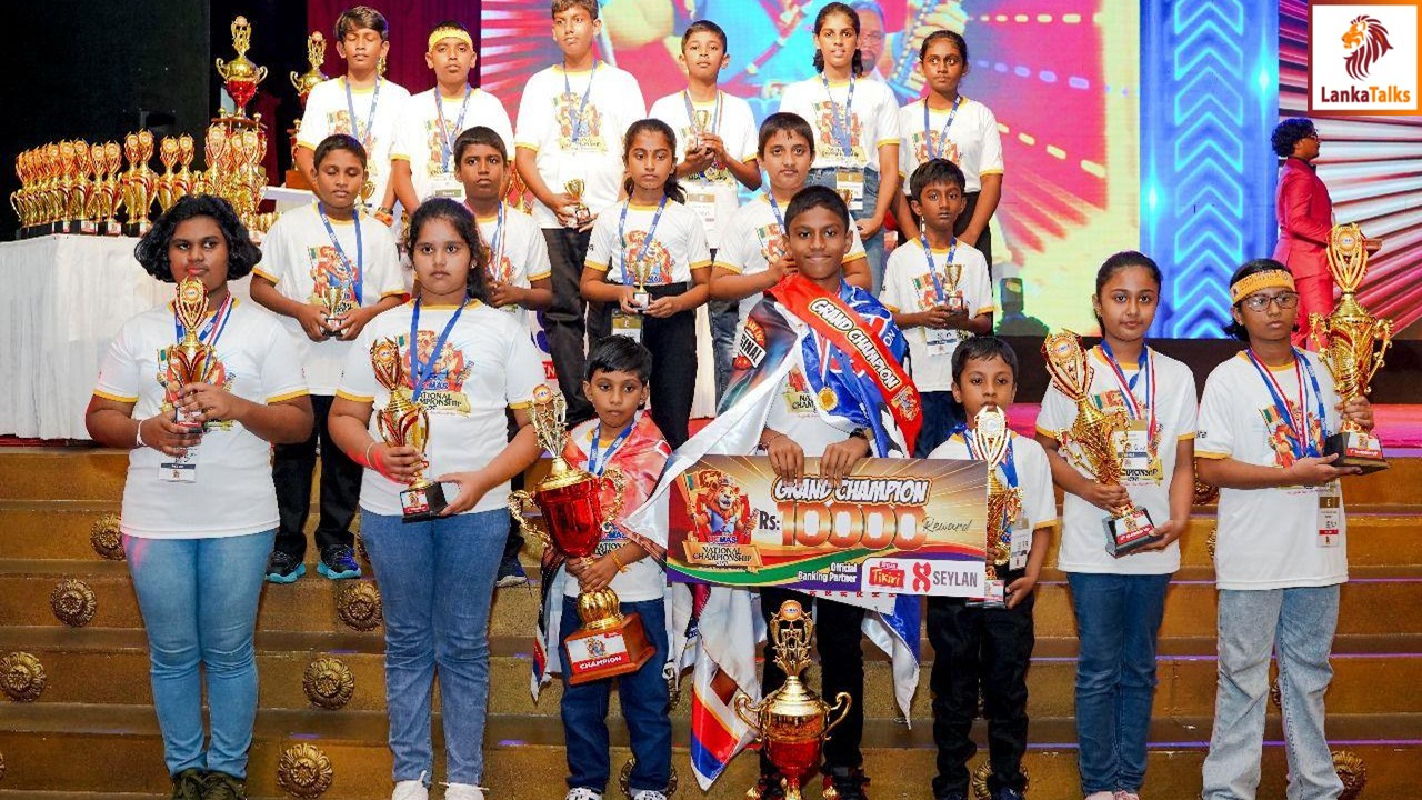 Seylan Tikiri Champions Mathematical Excellence with UCMAS National Championship 2025