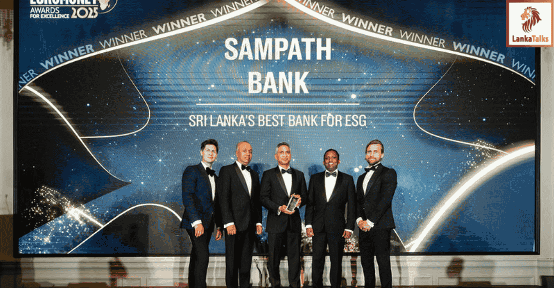 Sampath Bank Crowned as the Best Bank for ESG in Sri Lanka by Euromoney