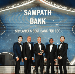 Sampath Bank Crowned as the Best Bank for ESG in Sri Lanka by Euromoney