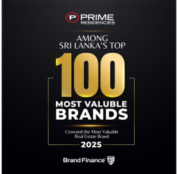 Prime Residencies earns distinction as only real estate entity in Sri Lanka’s Top 100 Most Valuable Brands 2025